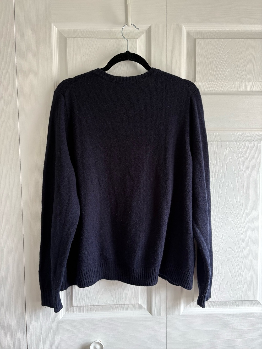 J.Crew Cashmere Dark Navy Blue Turtleneck Sweater XS Academia Career Teacher